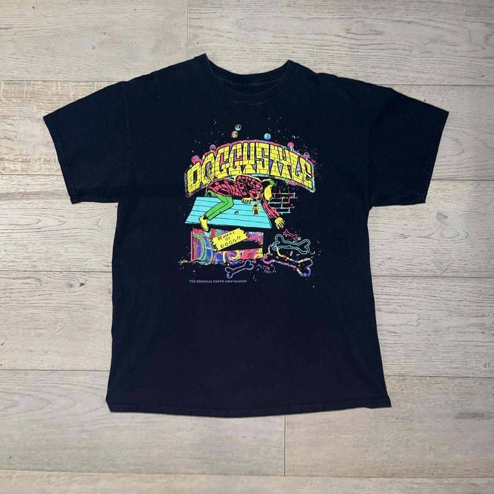 Death Row Snoop Dogg Mens L “Doggystyle” Short Sleeve Tee Shirt